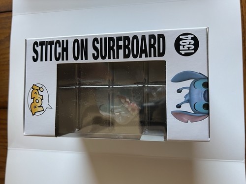 SDCC 2025 Funko Pop Exclusive Stitch on Surfboard with SDCC Official Sticker - Picture 3 of 7