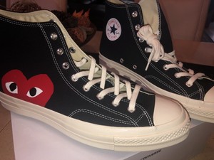 comme des garcons converse mens size 12
