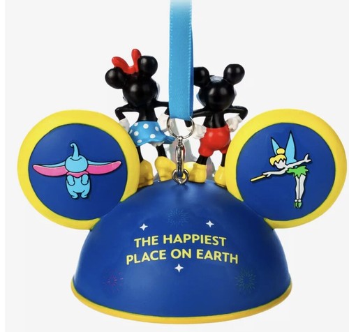 Disney Parks 2024 DisneyLand BOXED Mickey & Minnie Light-Up Ear Hat Ornament - Picture 5 of 5