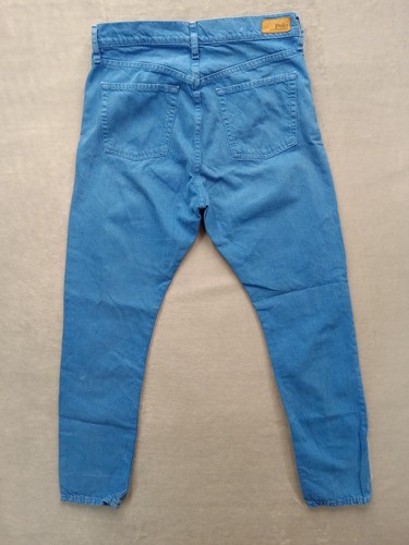 POLO RALPH LAUREN THE CALLEN HIGH RISE SLIM BUTTON FLY JEANS BLUE WOMEN 30 SLIM - Picture 5 of 8
