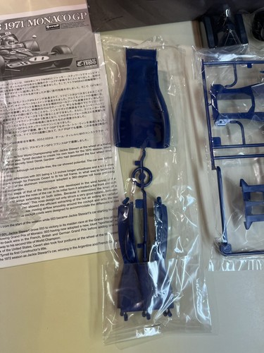 Caja abierta - Ebbro Tyrrell 003 GP de Mónaco 1971 1/20 Modelo Kit Japón 1459 Vendedor de EE. UU. - Imagen 13 de 19