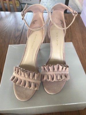 Mark Fisher Balyda Women Light Pink Suede 8m Womens Dress High Heel Shoes-NEW  | eBay