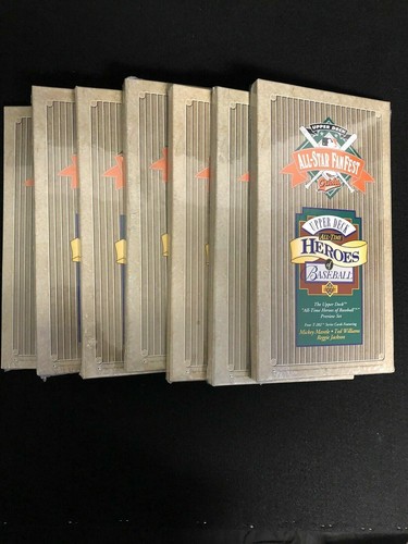 1993 Upper Deck All Star Fanfest All Time Heroes of Baseball Set Anteprima Sigillato - Foto 6 di 6