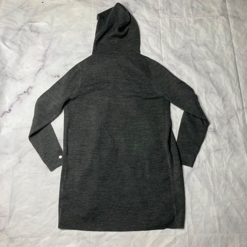 Calia Gray Hooded Cardigan Sweater Womens Size Medium Knit Soft Hoodie Pockets - Picture 7 of 7
