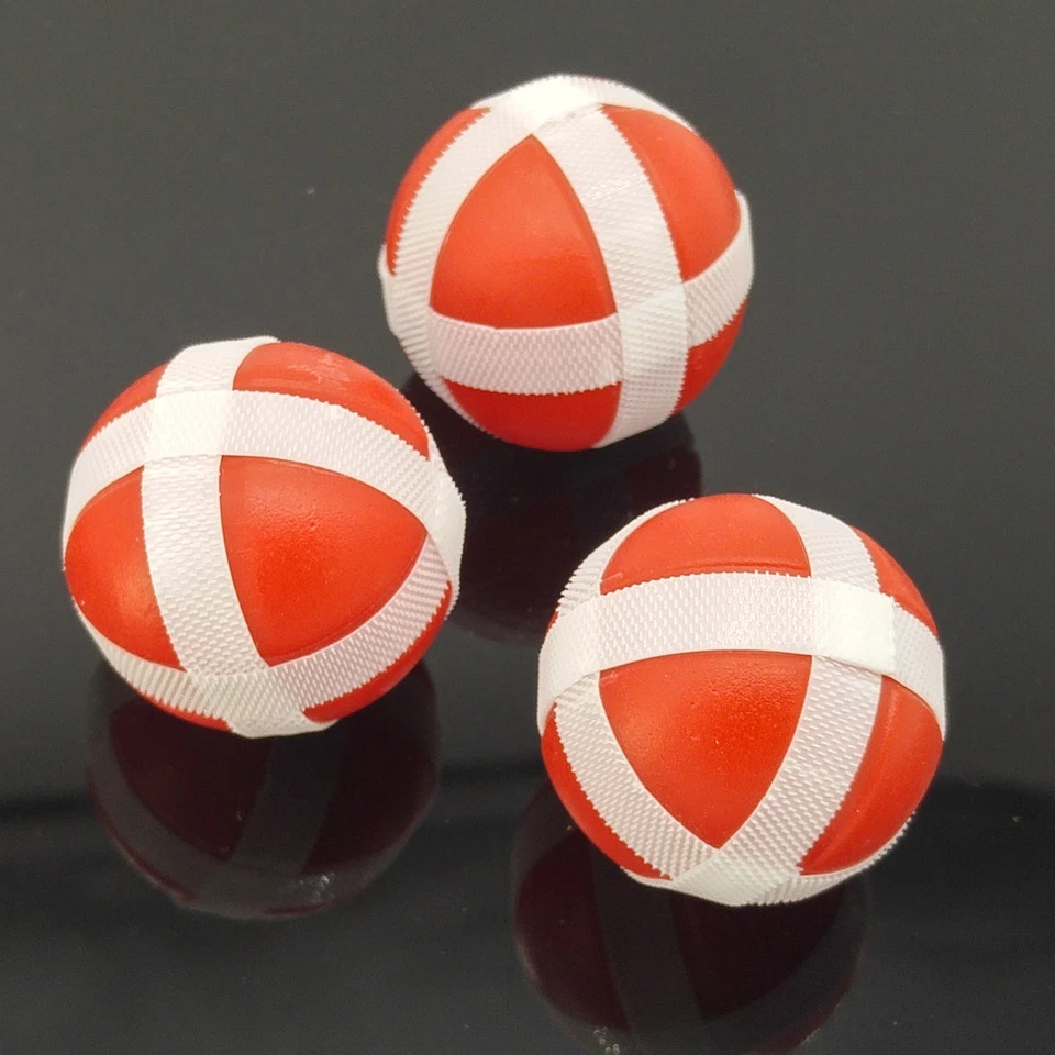 LAND-HAUS-SHOP 3x Klettball Ersatzbälle für Klett Dartscheibe Klettspiel Wurfscheibe Soft Dart