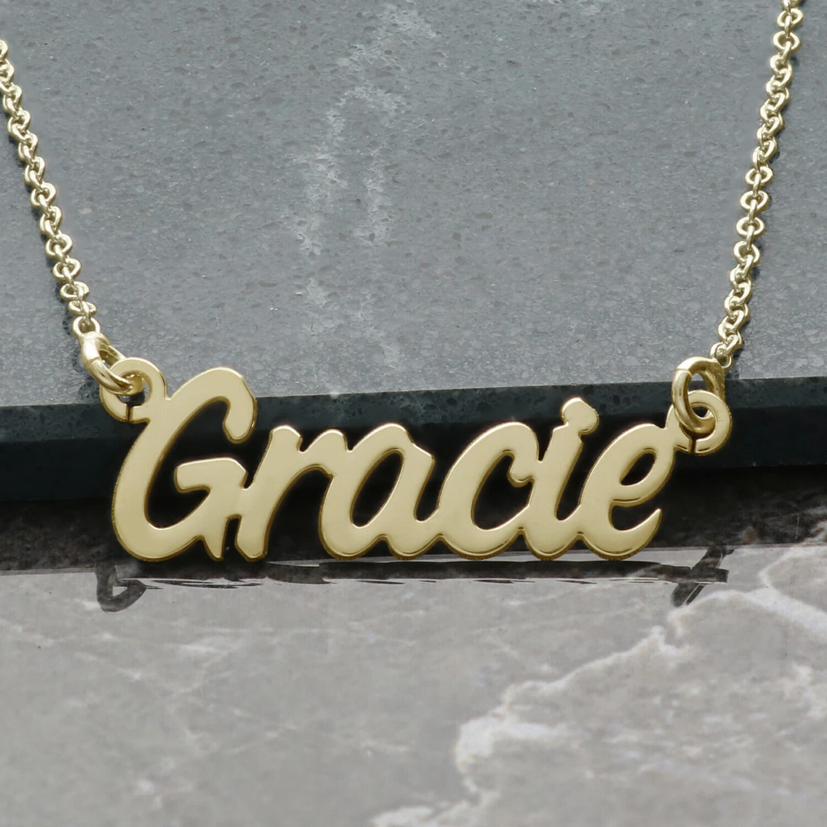9ct gold name pendant deals
