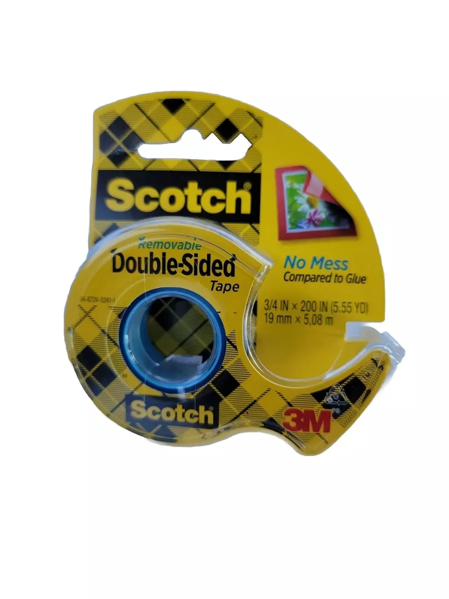 Scotch® Double Sided Tape 665-2P12-36, 1/2-inch x 1296 Inches, 2-Pack