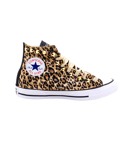 converse custom leopard