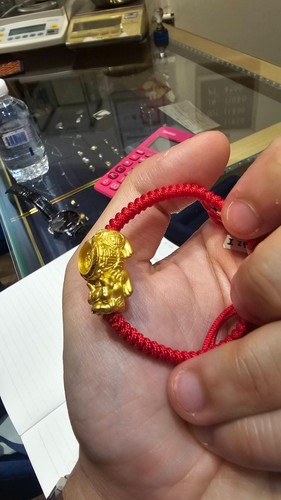 24k Gold Pixiu Bracelet - Picture 5 of 5