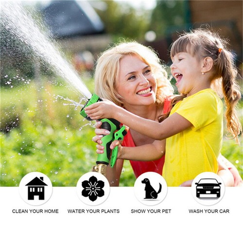 150ft Heavy Duty Expandable Garden Hose Flexible Pipe 7 Pattern Spray Gun Water - Picture 13 of 16
