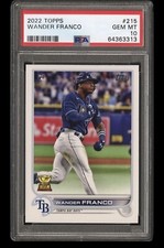 Wander Franco 2022 Topps Series 1 PSA GEM MT 10 (#215)