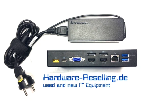 Lenovo USB-C Docking 40A9 + USB-C Kabel + 90W Netzteil ADLX90NLC3A ThinkPad
