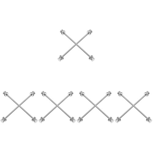2pcs Metal Shirt Collar Stays Mens Collar Stays Male Lapel Pin Necktie Suit Pin