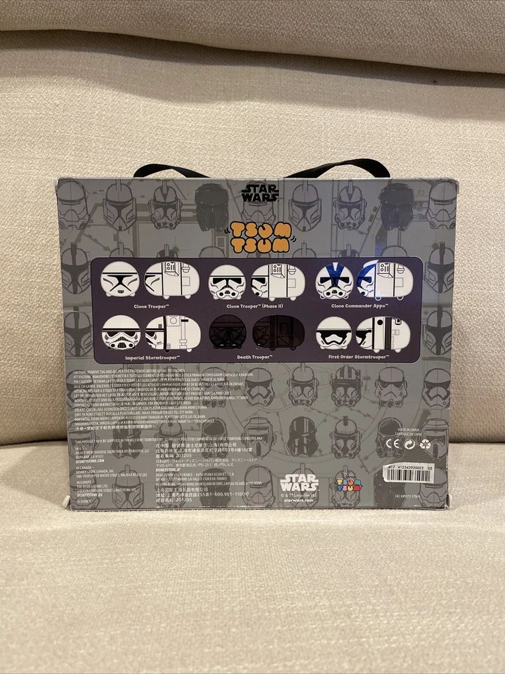 New 2017 Disney D23 Expo Star Wars Stormtrooper Mini Tsum Tsum Box Set of 6 - Image 2 of 4