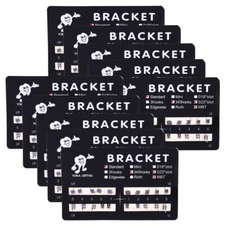 20 Kits Dental Orthodontic Brackets Braces Standard MBT Slot.022 Hooks 345 Metal