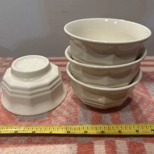 Set Of 4 PFALTZGRAFF Heritage White  5" All Purpose Bowls