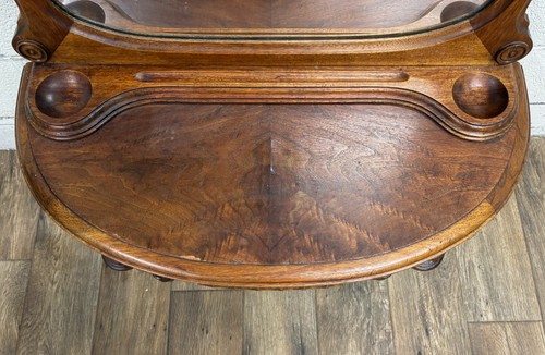 Antique Cheval Full Length Mirror on Stand - Picture 4 of 10