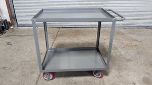 LITTLE GIANT Shelf Utility Cart Steel Gray (2) Swivel Wheels LGL-2436-6PY Repair