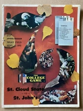 ST. CLOUD (MN) vs ST. JOHN'S (NY) - COLLEGE FOOTBALL PROGRAM 1972