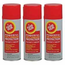 Fluid Film AS11 Rust & Corrosion Protection Penetrant Lubricant 11.75oz, 3 Pack