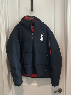 polo puffer jacket big pony