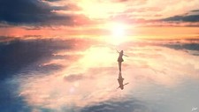 Landscape anime sky sunset Custom Gaming Mat Desk