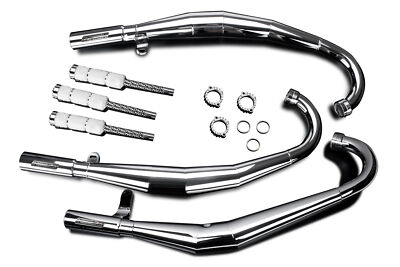 GT750　後期 Suzuki GT750 Expansion Chambers Delkevic Chrome Full 3-3