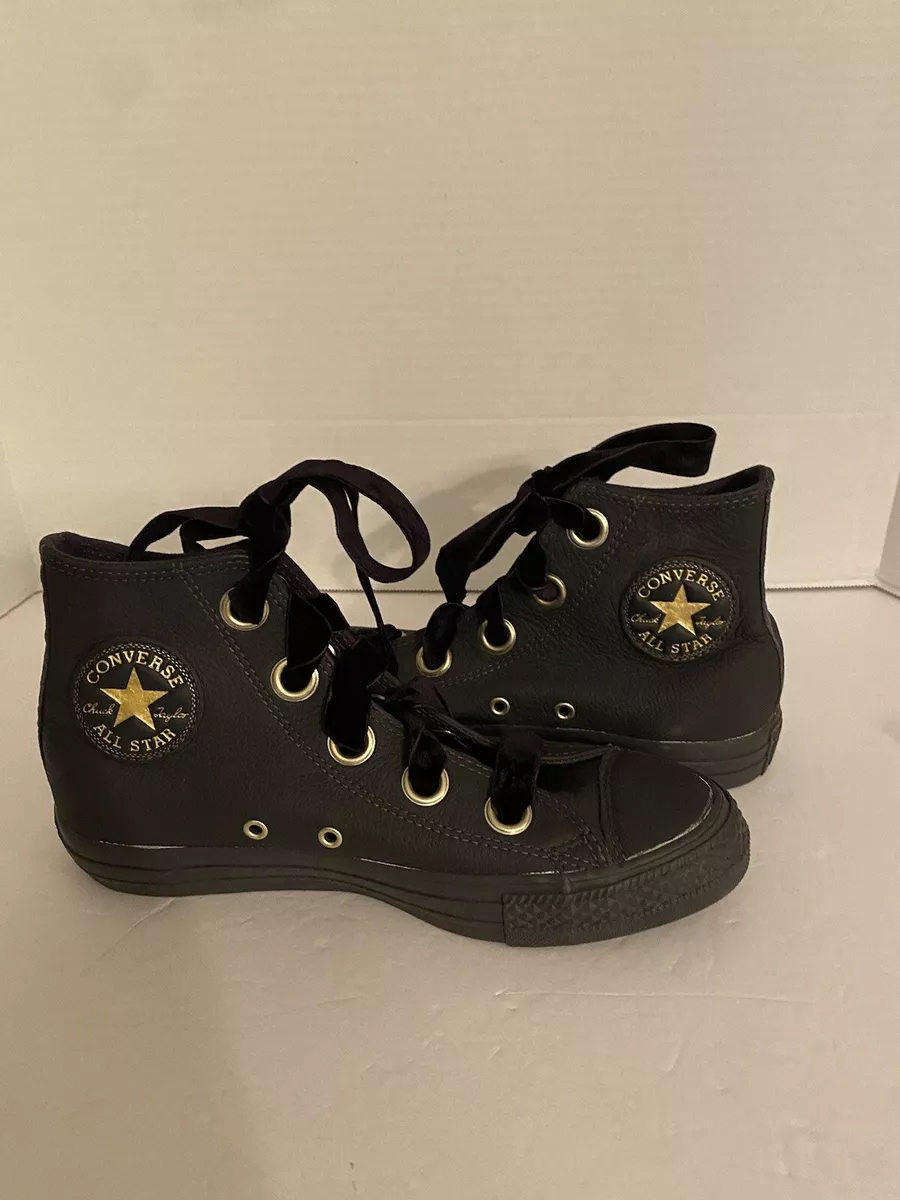 Black converse womens store size 7