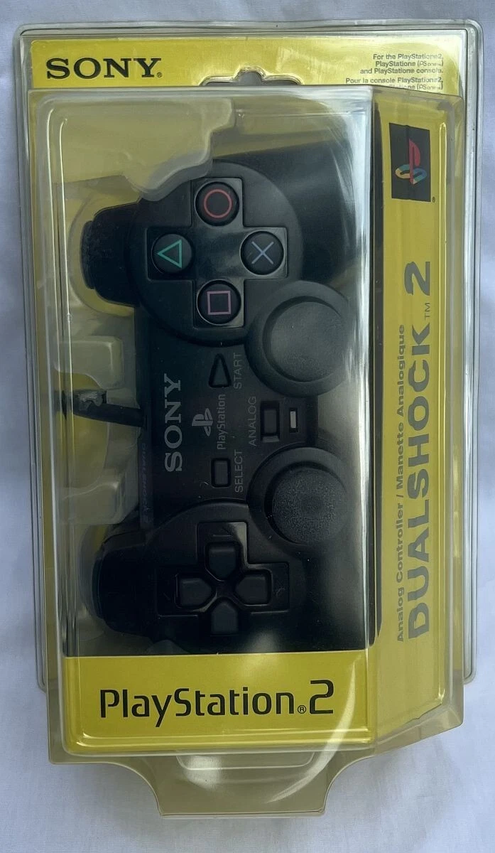  NEXiLUX PS2 Controller Compatible with Sony Playstation 2 & Ps1  / Psone, Black : Video Games