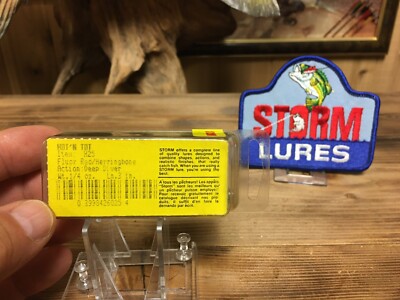 Leurre Storm Hot N Tot Vintage Rouge Métallisé - Pêche Manivelle Rare