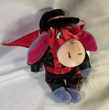 Disney Eeyore Winnie Pooh Valentine Zorro Costume Beanbag Plush 2001 8"