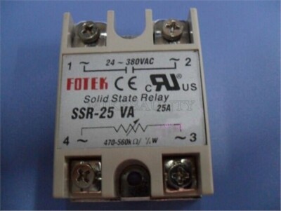 1Pcs New Soild ESR-80DA 25A 24-380VAC Fotek State Relay Plc Module gb
