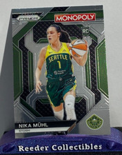 2024 WNBA Monopoly Prizm #WNBA26 Nika Muhl Seattle Storm RC Rookie