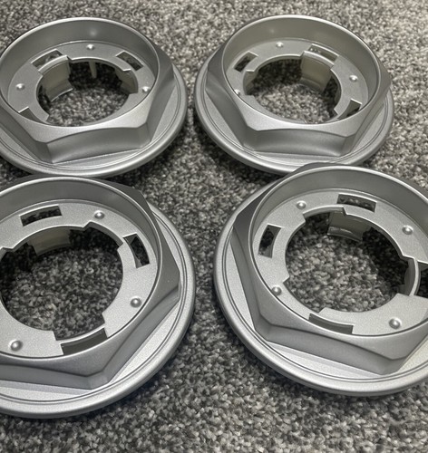 SET OF 4 14” 15” BBS RM RZ RJ HEX NUT 09 23 264 MK1 GOLF BMW E30 MK2 RALLYE MK3 - Picture 2 of 7