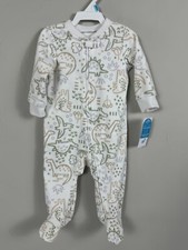 Carter's Infant 2-Way Zipper Dinosaur Fleece Footed Pajama Sleeper, Newborn, 3mo
