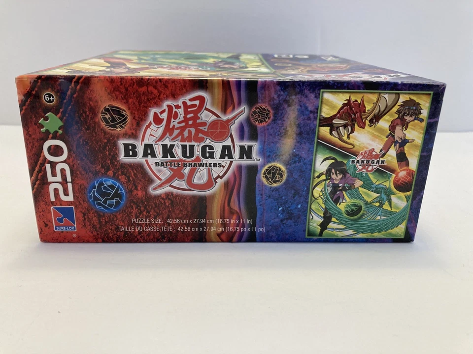 Rompecabezas Bakugan Battle Brawlers 250 piezas nuevo sellado Cartoon Network 2008 Foto 4 de 4