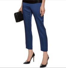 St. John 495 Women s Emma Satin Trouser Pants - 14 EUC