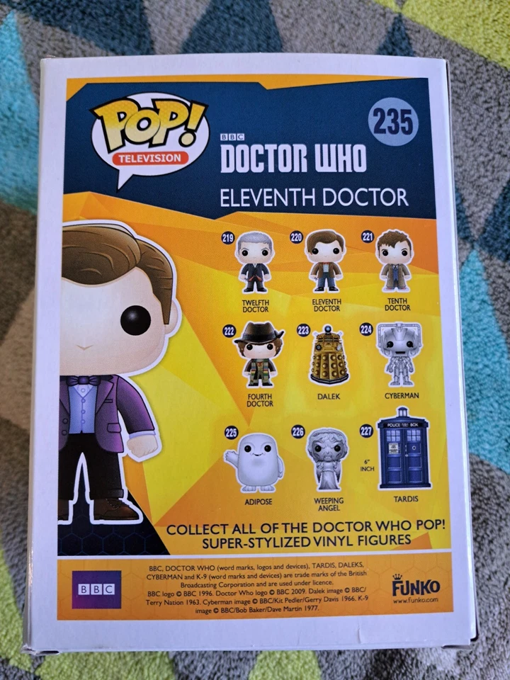 Eleventh Doctor 235 Pop - Dr Who Funko Pop! - Convención de Verano 2015 + Protector Foto 4 de 4