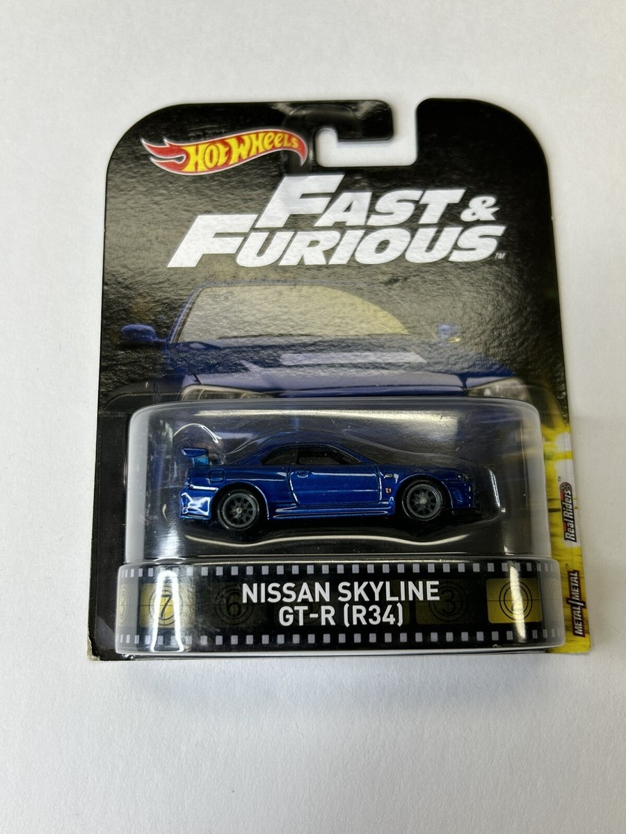 Hot Wheels Retro Entertainment FAST & FURIOUS NISSAN SKYLINE