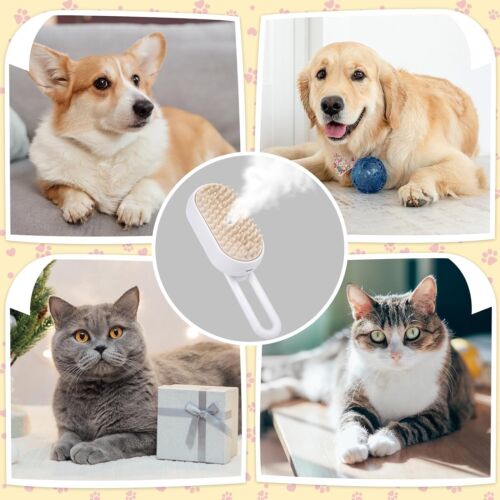 3in1 Katzenbürste Hundebürste Dampfbürste Bürste für Die Haustierpflege - Bild 3 von 9