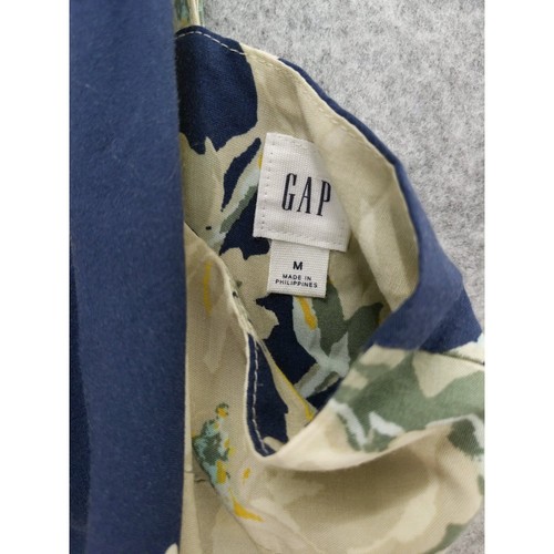 Gap Floral Print Dress Smocked Back Sleeveless Casual Sundress Size M - Picture 9 of 11