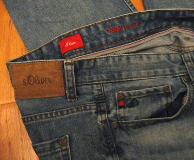 S. OLIVER TUBX REGULAR FIT MEN'S DISTRESSED ZIP FLY JEANS SIZE 34 X 36
