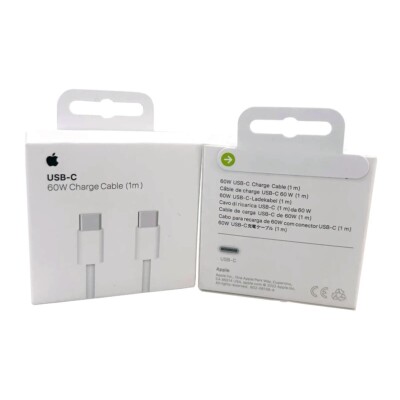 Genuine Apple 60W USB-C Charge Cable, 1m, Woven Braided Cord