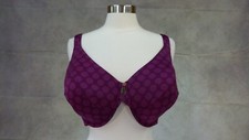 Ambrielle Everyday Full Coverage Lilac Polka Dot Bra Size 42DDD