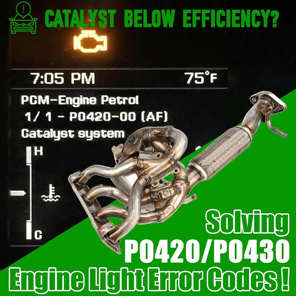 Integrated Exhaust Manifold Fit Mazda CX-5 13-15 2.0L Front Catalytic Converter - Image 2 of 4