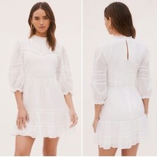 Reformation Miley Dress in Ivory, Size 10