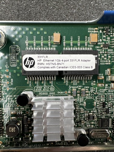 Tarjeta adaptadora Ethernet HP 629133-002 // 331FLR // HSTNS-BN71 1 GB de 4 puertos - Imagen 2 de 5