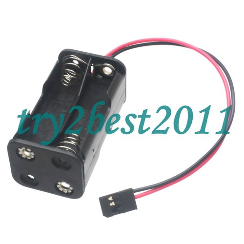 2pcs RC 4xAA Battery Holder (Futaba type) for LEDs Servo tester and RC Pack - Picture 3 of 6