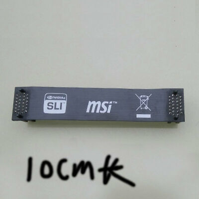 1pcs New SLI Bridge Flex Cable 10cm WAYS For MSI NVIDIA Video Card  Connector