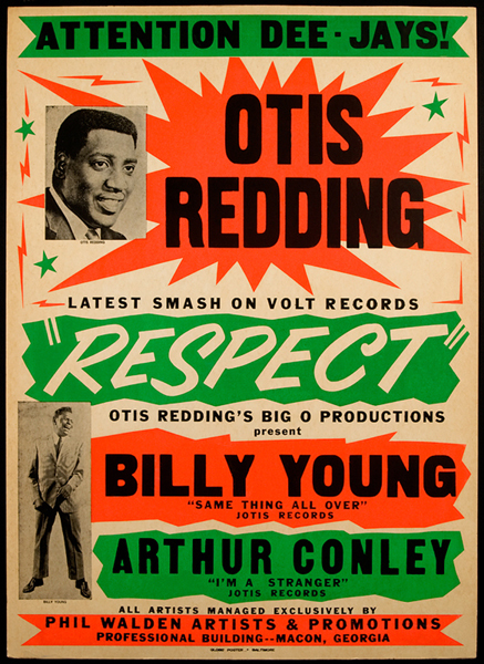 Otis Redding - Respect - 1965 - Promo Poster | eBay
